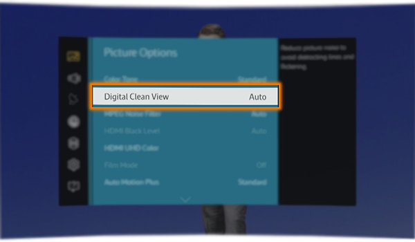digital clean view samsung tv