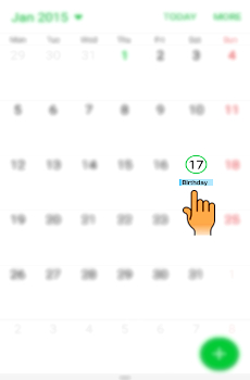 How to add event in S Planner in Samsung Galaxy J Series?