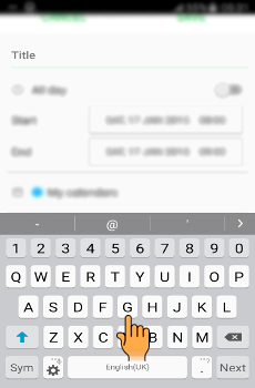 How to add event in S Planner in Samsung Galaxy J Series?