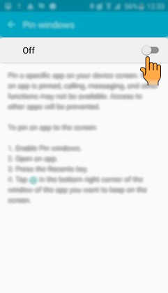 How to Pin or Fix the Screen in Samsung Galaxy J7(SM-J700F)?
