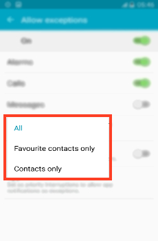 How to activate Do Not Disturb mode in Samsung Galaxy J7(SM-J700F)?