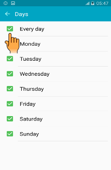 How to activate Do Not Disturb mode in Samsung Galaxy J7(SM-J700F)?