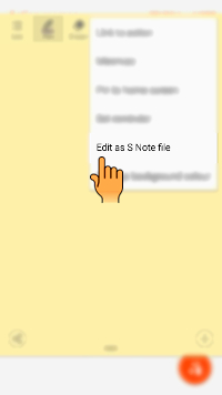 How to change Background of S Note in Samsung Galaxy Note5(SM-N920G)?