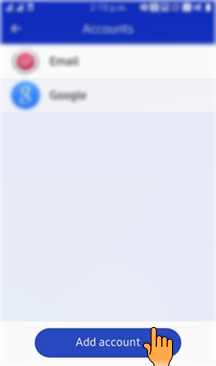 How to create Samsung account in Samsung Z3(SM-Z300H)?