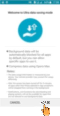 How to enable Ultra data saving mode in Samsung Galaxy On7(SM-G600FY)?