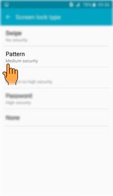 How to set Pattern Lock in Samsung Galaxy J2(SM-J200G)?