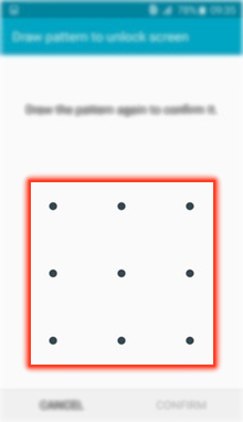 How to set Pattern Lock in Samsung Galaxy J2(SM-J200G)?