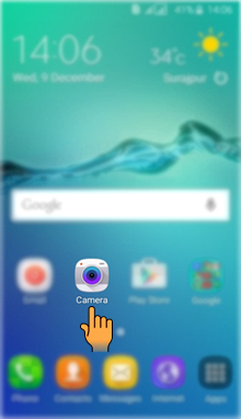 How to use Camera settings in Samsung Galaxy J2(SM-J200G)?