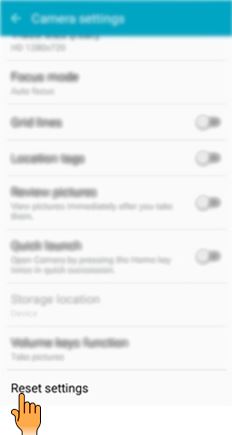 How to use Camera settings in Samsung Galaxy J2(SM-J200G)?