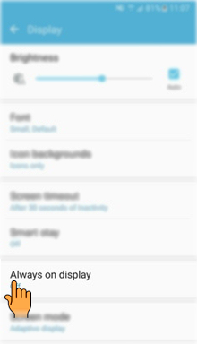 Bagaimana cara mengaktifkan fitur Always On Display pada Galaxy S7 Edge?