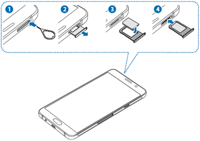 how-to-insert-sim-card-in-tray2-of-samsung-galaxy-a5-2016-sm-a510fd