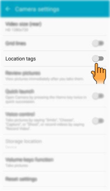 How to use Camera settings in Samsung Galaxy A7-2016(SM-A710FD)?