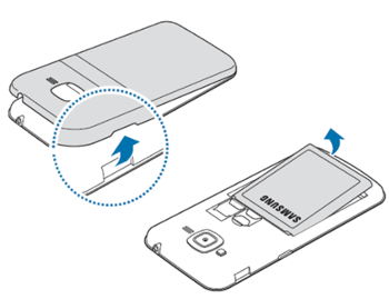 How To Remove Battery From Samsung Galaxy J2 16 Sm J210f Samsung Support India