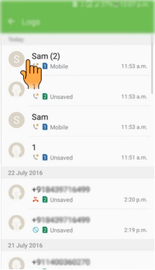 How to add contact in Block list in Samsung Galaxy J2-2016(SM-J210F)?
