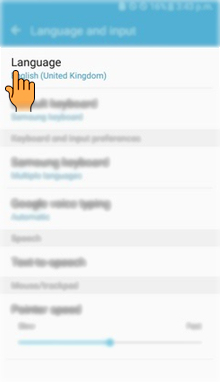 How to change Language in Samsung Galaxy J2-2016(SM-J210F)?