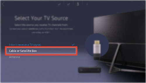 How To Connect A Cablebox Or Satellite Receiver In Series 6 4k Uhd Tv Ku6470 Samsung Support India