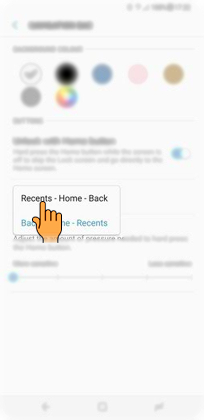 Bagaimana cara mengubah layout Soft Button di Samsung Galaxy S8+ (SM G955)?