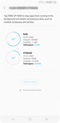 Bagaimana cara membersihkan Memory di Samsung Galaxy S8+ (SM G955)?