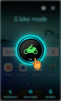 How to enable/disable S bike mode in Samsung Galaxy J1(4G)?