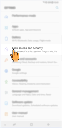 Bagaimana cara menghapus Iris terdaftar pada Galaxy Note 8 (SM N950FD)?