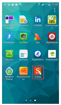 S Note installata