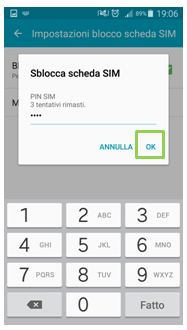 Sbloccare senza PIN