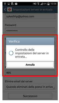 Il tel fara la verifica dei parametri