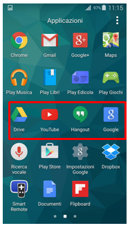 Una volta premuto fatto l`applicazione e nascosta nella schermata delle Applicazioni.