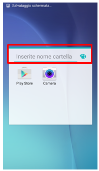 inserite nome cartella