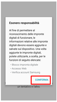accetta i termini e prosegui con la registrazione