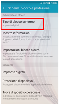 Una volta finita la registrazione avrai lo schermo protetto con la tua impronta registrata.2