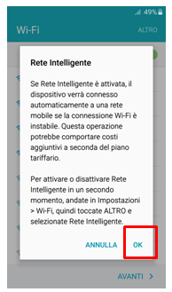 ad una rete WiFi