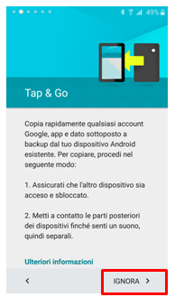 tap and go