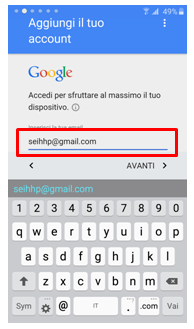 gmail account