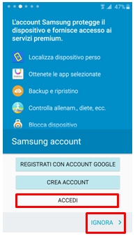 accedi