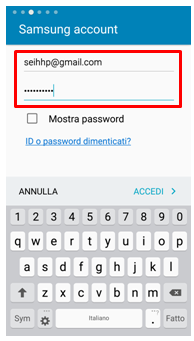 Samsung account