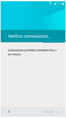 Verifica connessione