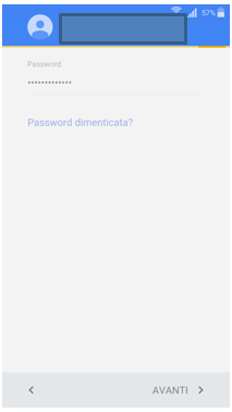 Password dimenticata
