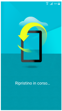 ripristino in corso