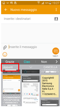 Inserite i destinatari