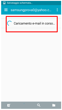 Complimenti! Hai appena completato la configurazione della casella di posta elettronica sul tuo Galaxy S5