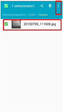 copia sposta una foto