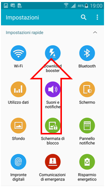 Seleziona Gestione Applicazioni