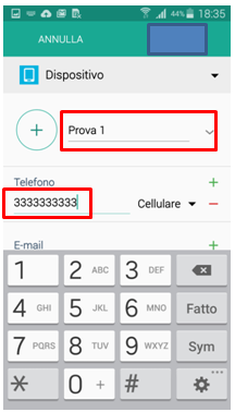 sull'account di Google oppure su Samsung Account