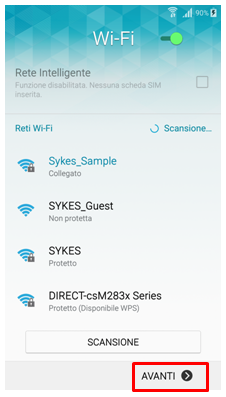 Scansione
