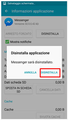 seleziona di nuovo installa