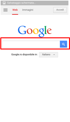 Fai una ricerca di una foto oppure un sito