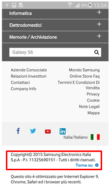 Premi a lungo sul testo che desideri copiare
