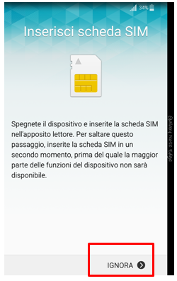 In automatico dovresti avere Italiano, altrimenti seleziona la lingua manualmente