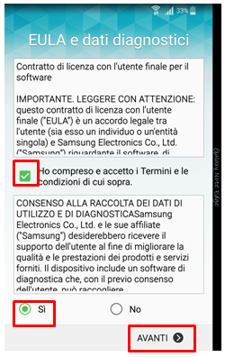 sì avanti
